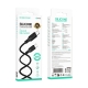 Кабель BOROFONE BX113 Lenny 60W silicone charging data cable C to C(L2M) Black