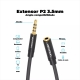 Аудіокабель подовжувач Vention Cotton Braided 3.5mm Audio Extension Cable 1.5M Black Metal Type