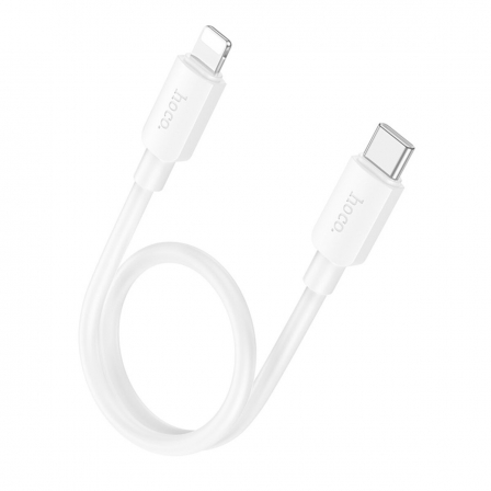 Кабель HOCO X96 Hyper PD charging data cable iP (L0.25M) White