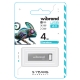 Флеш-накопичувач Wibrand USB 2.0 Chameleon 4Gb Silver