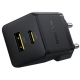 Мережевий зарядний пристрій Baseus Palm Fast Charger C+U 30W EU Cluster Black