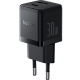 Мережевий зарядний пристрій Baseus Palm Fast Charger C+U 30W EU Cluster Black