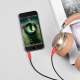 Аудіокабель HOCO UPA11 AUX audio cable Black