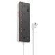 Мережевий подовжувач HOCO AC14A Rico 5-position socket(PD30W/1C3A) Black