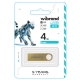 Флеш-накопичувач Wibrand USB 2.0 Puma 4Gb Gold