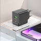 Мережевий зарядний пристрій BOROFONE BAS14A Erudite PD20W+QC3.0 charger(EU) Black