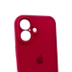 Чохол для смартфона Silicone Full Case AA Camera Protect for Apple iPhone 16 35,Maroon