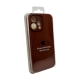 Чохол для смартфона Silicone Full Case AA Camera Protect for Apple iPhone 15 Pro Max 42,Saddle Brown