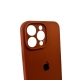 Чохол для смартфона Silicone Full Case AA Camera Protect for Apple iPhone 15 Pro Max 42,Saddle Brown