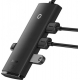 USB-хаб Baseus Lite Series 4-Port Type-C HUB Adapter Type-C to USB 3.0*4 25cm WKQX030301 Black