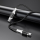 Кабель BOROFONE BX79 USB to Type-C 3A, 1m, silicone, silicone connectors, Black