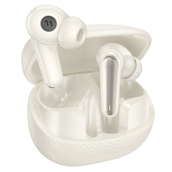 Бездротові навушники HOCO EQ23 Plus Duke Ⅱ true wireless ANC+ENC BT headset Milky White