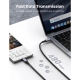 Кабель UGREEN US316 USB-C to USB-C 2.0 Cable 100W Alu Case with Braid 1.5m (Space Gray) (UGR-70428)