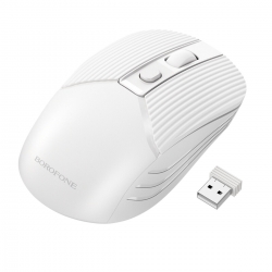 Маніпулятор миша BOROFONE BG5 Business wireless mouse White