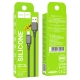 Кабель HOCO X101 Assistant silicone charging data cable Micro Black