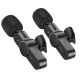 Бездротова мікрофонна система BOROFONE BFK12 Trophy lavalier wireless digital microphone(iP/Type-C) Black