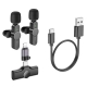 Бездротова мікрофонна система BOROFONE BFK12 Trophy lavalier wireless digital microphone(iP/Type-C) Black