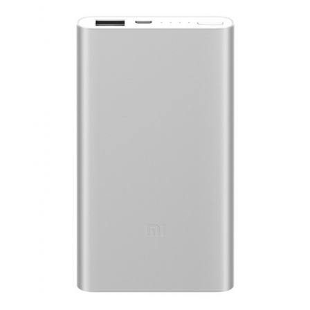 

Внешний аккумулятор Xiaomi Mi Power Bank 2 5000mAh Silver (PLM10ZM), Серый