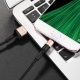 Кабель HOCO X26 Xpress charging data cable for Micro Black＆Gold