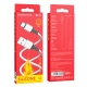 Кабель BOROFONE BX83 Type-C Famous silicone charging data cable White