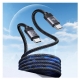 Кабель Usams US-SJ704 60W Magnetic Data Cable Type-C To Type-C-Rui Series 1m tarnish