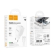 Мережевий зарядний пристрій HOCO C146A Charm single port PD20W charger set (C to C) (EU) White