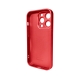 Чохол для смартфона AG Glass Matt Frame Color Logo for Apple iPhone 15 Pro Coke Red