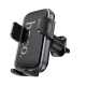 Автотримач для телефона HOCO H78 Vista push-type car holder (air outlet) Black Metal Gray