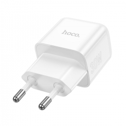 Мережевий зарядний пристрій HOCO N32 Glory PD30W single port charger (EU) White