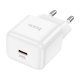 Мережевий зарядний пристрій HOCO N32 Glory PD30W single port charger (EU) White