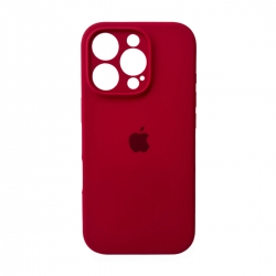 Чохол для смартфона Silicone Full Case AA Camera Protect for Apple iPhone 16 Pro Max 21,Rose Red