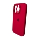 Чохол для смартфона Silicone Full Case AA Camera Protect for Apple iPhone 16 Pro Max 21,Rose Red