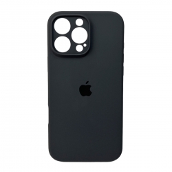 Чохол для смартфона Silicone Full Case AA Camera Protect for Apple iPhone 16 Pro Max 12,Dark Grey