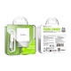 Мережевий зарядний пристрій HOCO C76A Pro Majestic single port PD30W charger set (C to iP)(EU) White