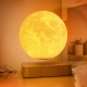 Магнітна левітаційна лампа HCNT Levitating Lamp Moon Light Wood Grain