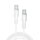 Кабель WUW-X205 Type-C to Type-C 65W 1m white
