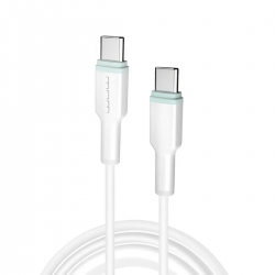 Кабель WUW-X205 Type-C to Type-C 65W 1m white