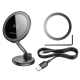 Автотримач для телефона з БЗП BOROFONE BH218 Star metal magnetic wireless fast charging car holder (center console) Metal Gray