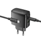 Мережевий зарядний пристрій HOCO CS63A Bright PD65W(1A1C) charger set (C to C)(EU) Black