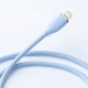 Кабель Baseus Jelly Liquid Silica Gel Fast Charging Data Cable Type-C to iP 20W 1.2m Blue