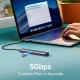Мультипортовий адаптер UGREEN CM478 USB Type-C to HDMI Gray (15495)