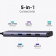 Мультипортовий адаптер UGREEN CM478 USB Type-C to HDMI Gray (15495)