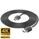 Кабель Hoco US08 HDMI to HDMI 2m Black (6931474799395)