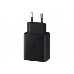 Мережевий зарядний пристрій Samsung 45W PD Compact Power Adapter with Type-C cable Black (EP-T4510XBE)