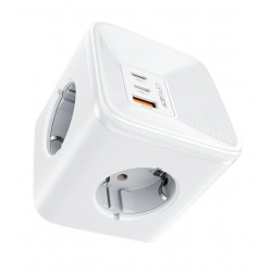 Зарядное устройство Acefast 7-in-1 Socket 4AC+2C+1U 30W Gan PD