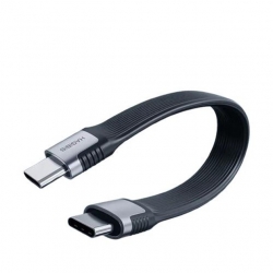 Кабель HAGiBiS USD4 USB-C to Type-C USB4.0 Data Cable 40Gbps Video 8K 60Hz PD240W 13см Black