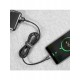Кабель Baseus Cafule USB to Type-C 100 см grey/black 3A, (CATKLF-EG1)