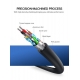 Кабель USB-A UGREEN US129 USB 3.0 AM/AF Extension Cable 1m Black (10368)