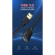 Кабель USB-A UGREEN US129 USB 3.0 AM/AF Extension Cable 1m Black (10368)