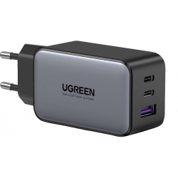 Мережевий зарядний пристрій UGREEN CD244 GaN X 65W QC4.0 PD3.0 Black (10335)